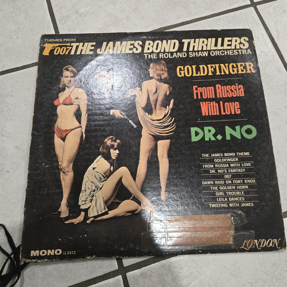 James Bond Thrillers From Russia With Love Vinyl Record